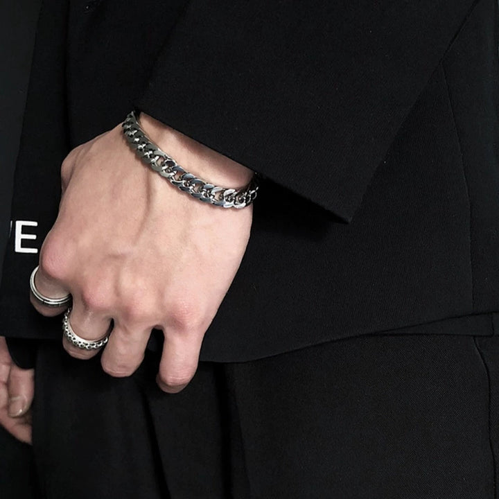 S8 No. 196 Wide Cuban Bracelet